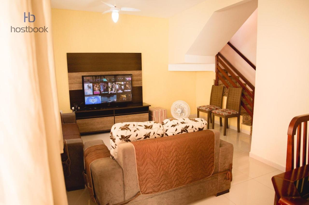 Casa A 400 M Da Praia Do Centro - Wifi 200Mb - Garagem - Tv 500 Canais - 2 Quartos - Cozinha Equipada - Churrasqueira Villa Rio das Ostras Luaran gambar